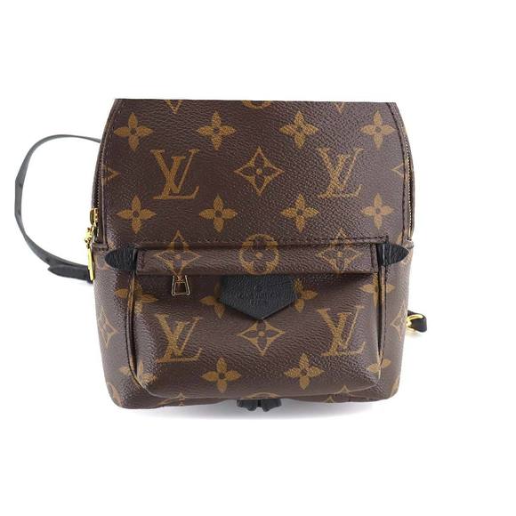 Louis Vuitton Monogram Palm Springs Backpack Mini Rucksack Brown - Picture 7 of 9
